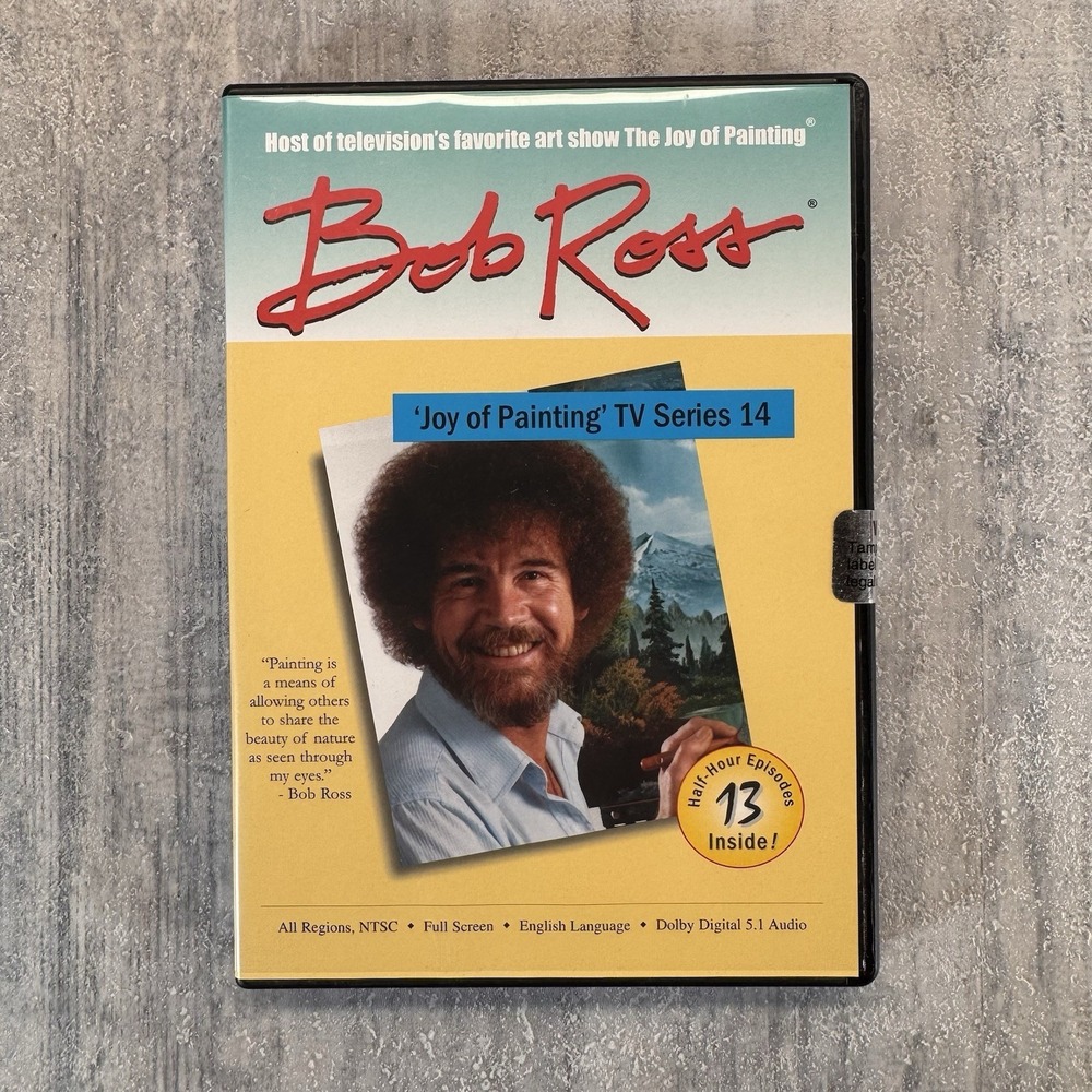 Bob Ross The Joy Of Painting TV Series 14 DVD 3-Disc Set RARE New Sealed